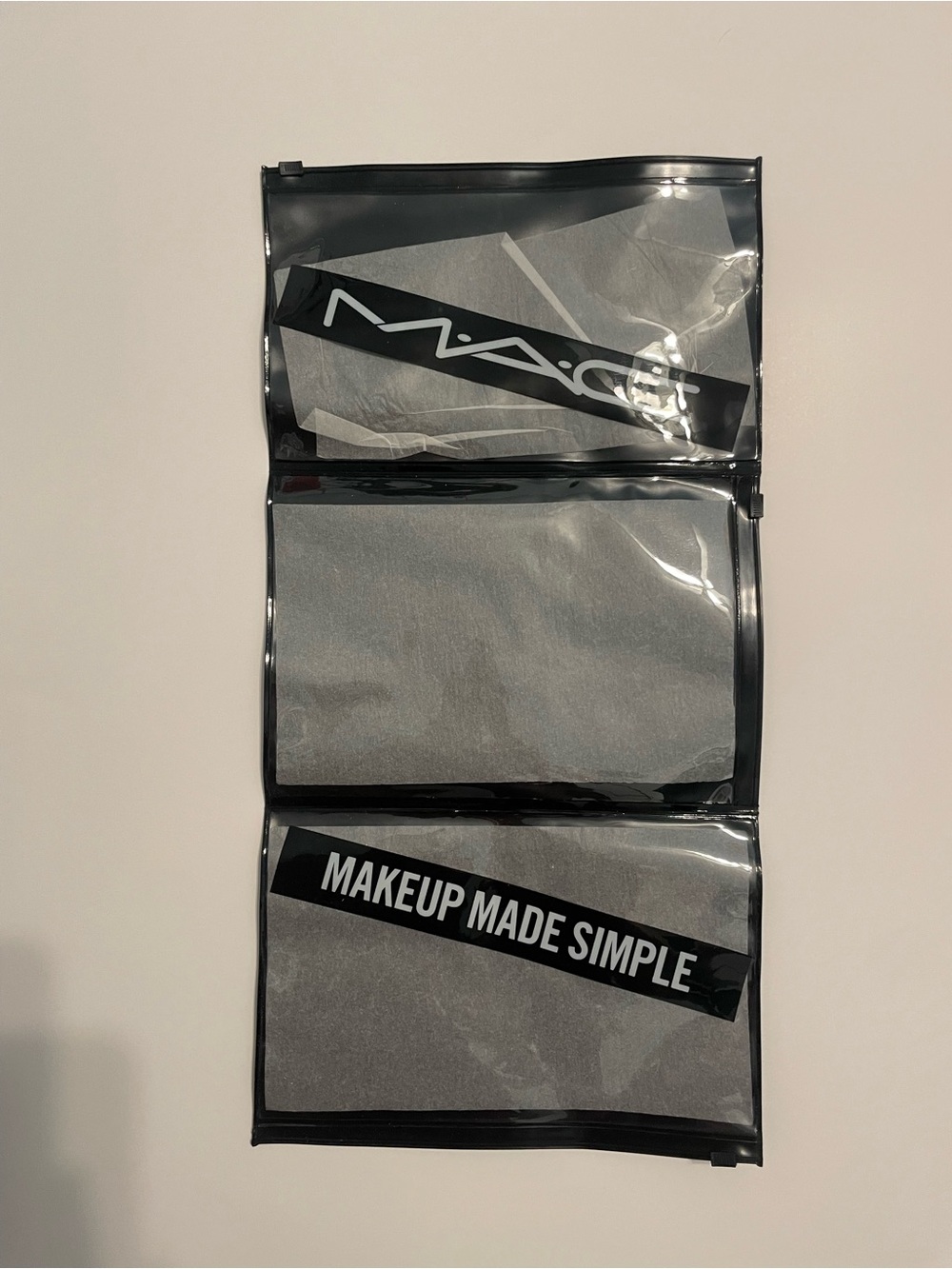 MAC Three-Pocket Clear Makeup Organizer - Rare